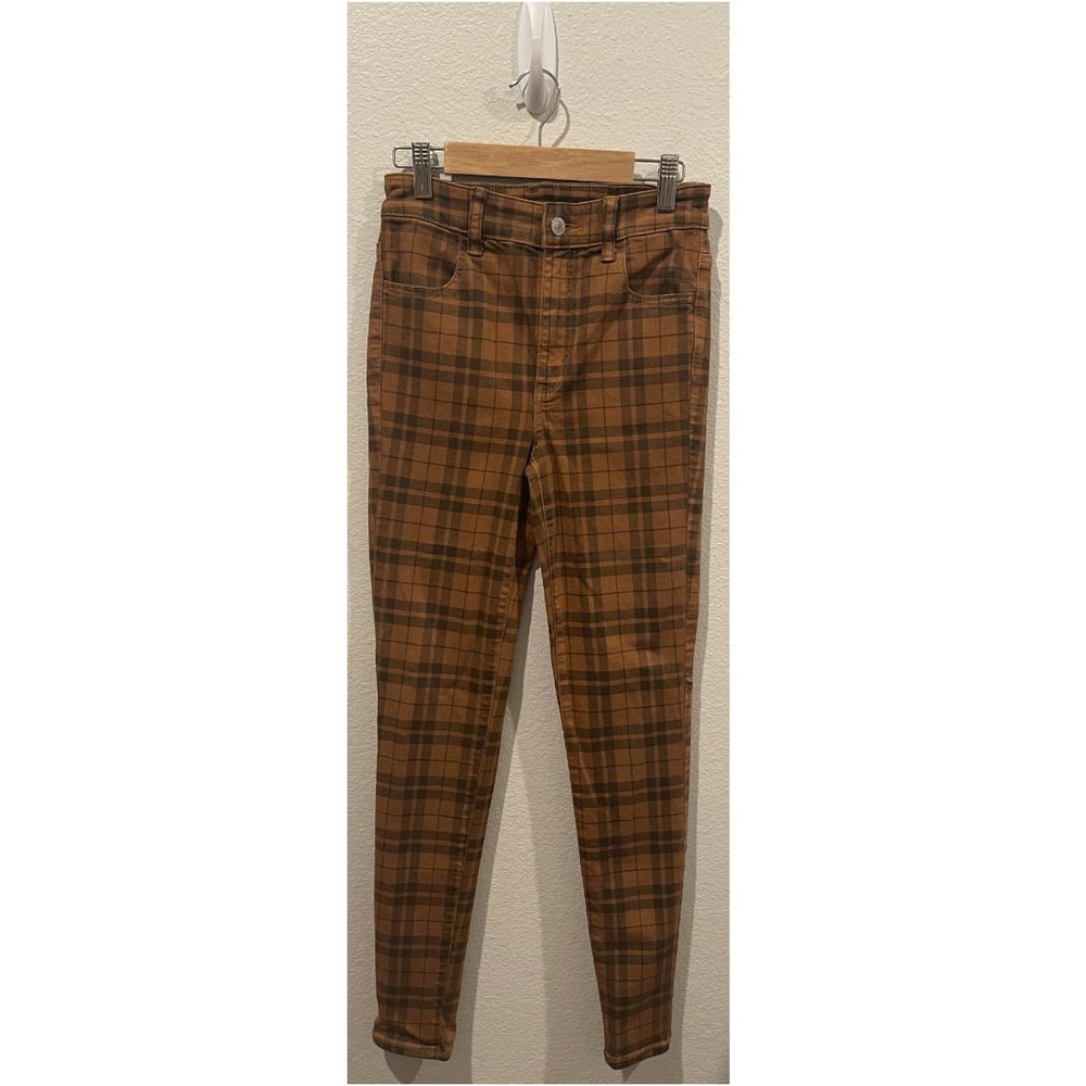 AMERICAN EAGLE Super Hi-Rise Brown Jegging - Picture 4 of 7